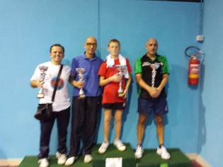 Il podio 3^ categ. maschile